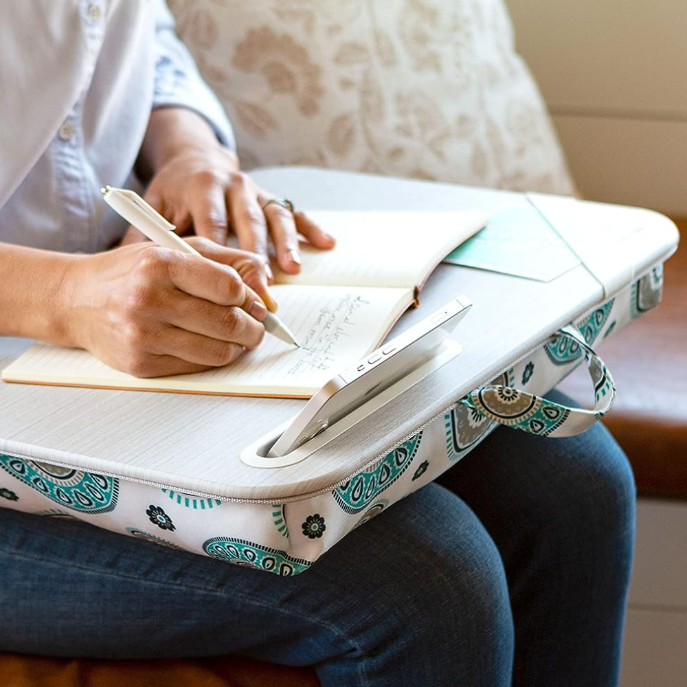Портативная подставка-подушка для ноутбука. LAPGEAR Designer Lap Desk ...